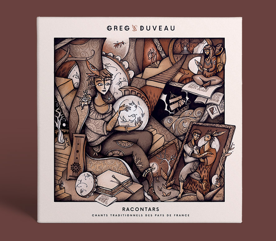 Pochette et visuel de l'album de Greg Duveau